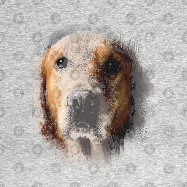Digital Dog Art by pixelatedidea